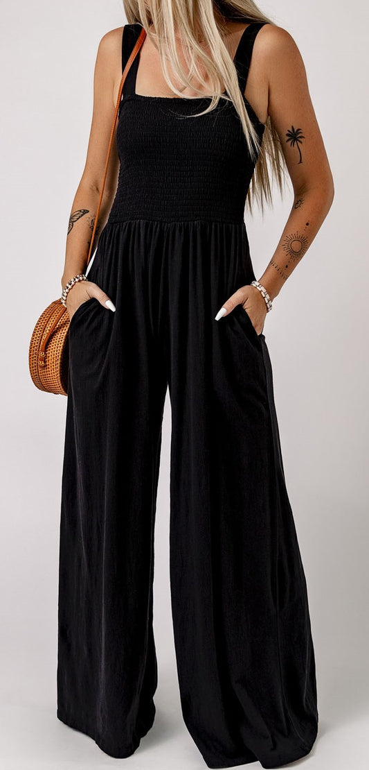 Black Wide Leg Jumpsuit