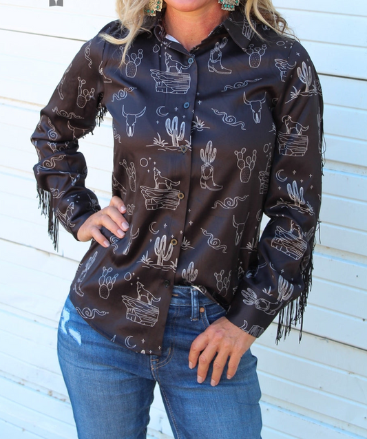 The Desert Cowgirl Button Up