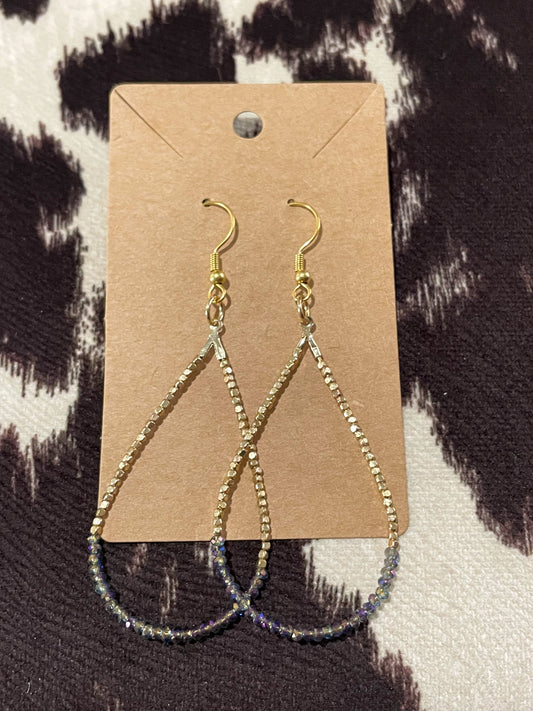 Beaded Hoop Earring